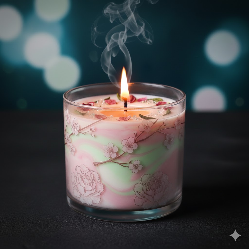 Spring Bloom Scented Candle